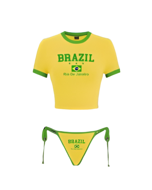SET BRAZIL JAUNE & VERT