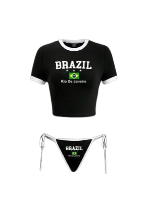 Set Brazil noir & blanc