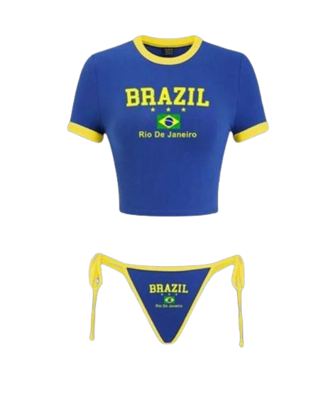 SET BRAZIL BLEU & JAUNE