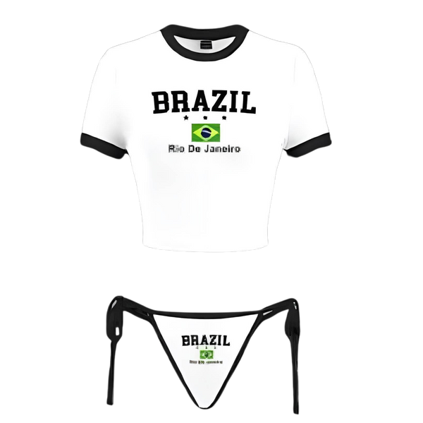 bikini brazil noir blanc
