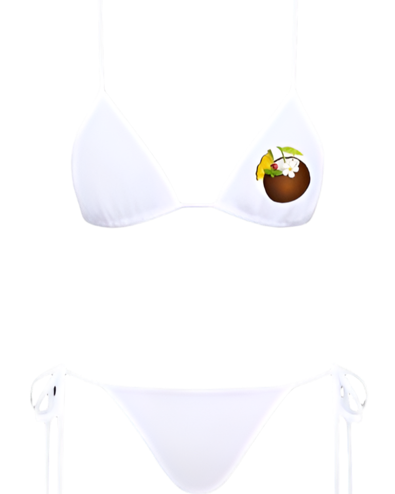 SET BIKINI Assinie COCOBEACH BLANC