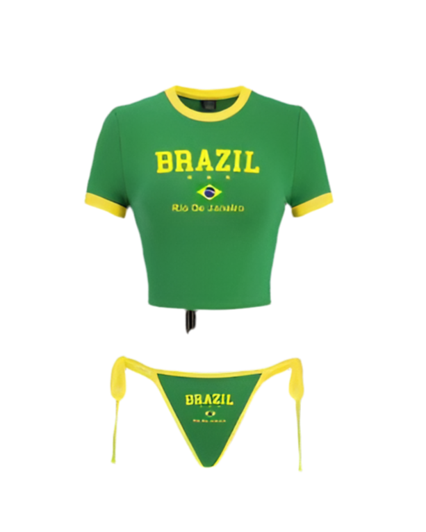 SET BRAZIL VERT & JAUNE