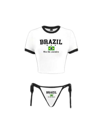 Set Brazil blanc & noir